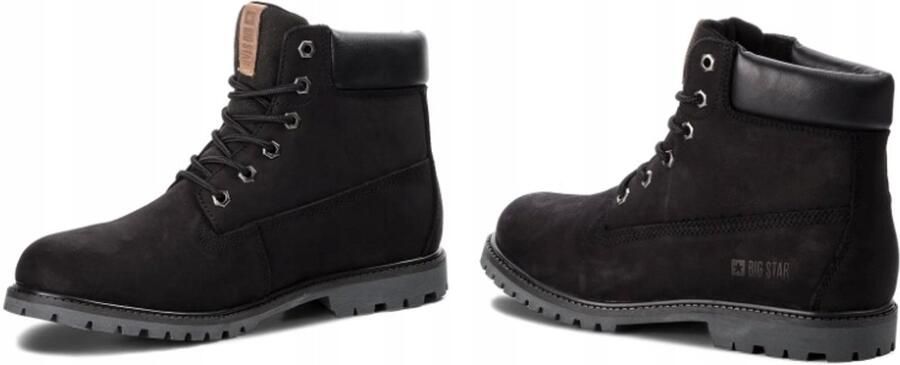 Big Star Laarzen Zwart Logos Trekking