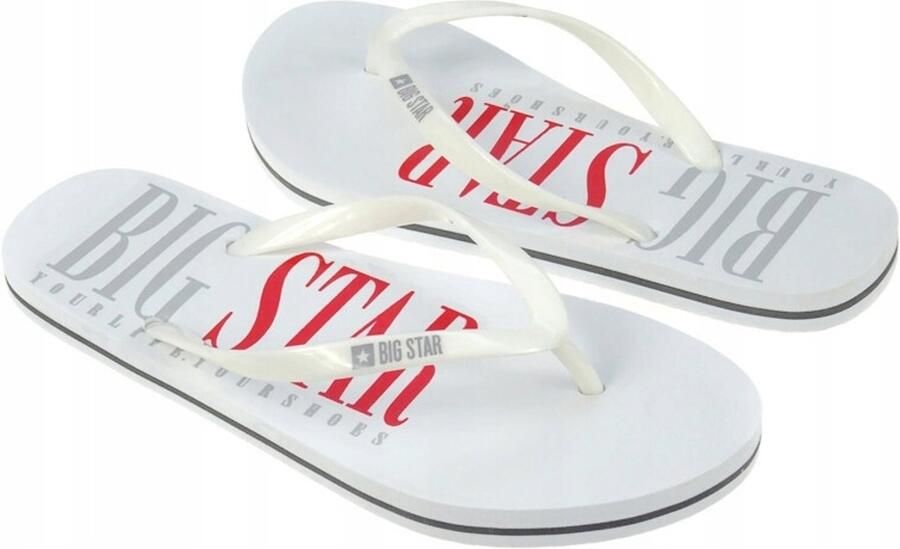 Big Star Sport Slippers Dames Wit LL274811