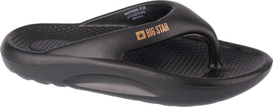 Big Star Flip-Flops NN274A649 Vrouwen Zwart Slippers