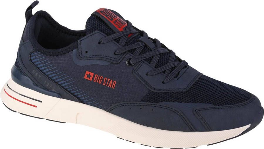 Big Star Shoes JJ174293 Mannen Marineblauw Sneakers