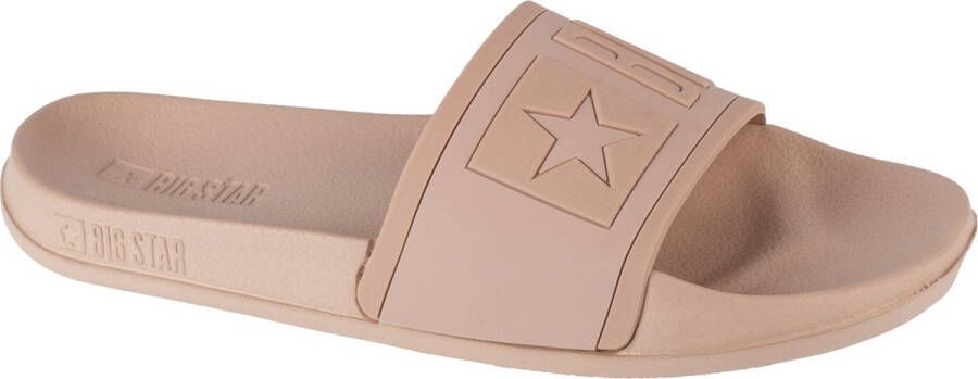 Big Star Slide NN274A645 Vrouwen Beige Slippers
