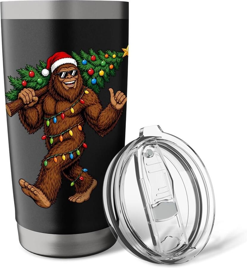 Bigfoot kerstverlichting thermobeker