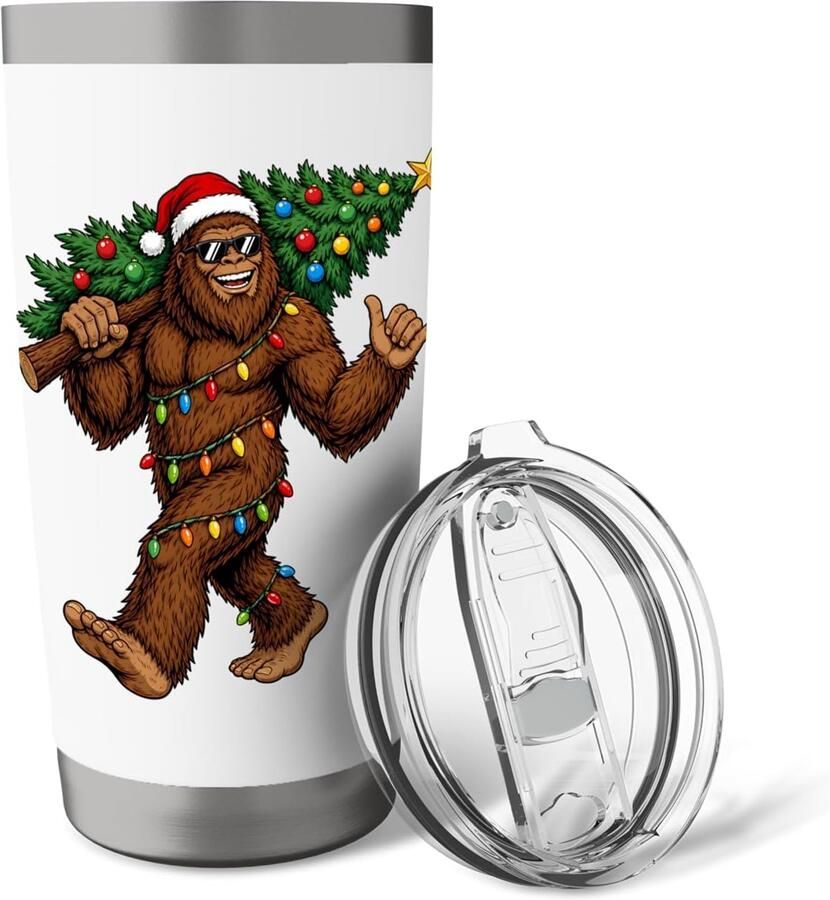 Bigfoot kerstverlichting thermobeker