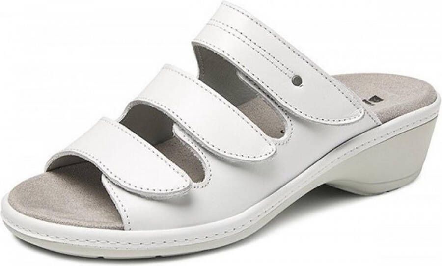 Bighorn 6327 Wit Slippers Dames - Schoenen.nl