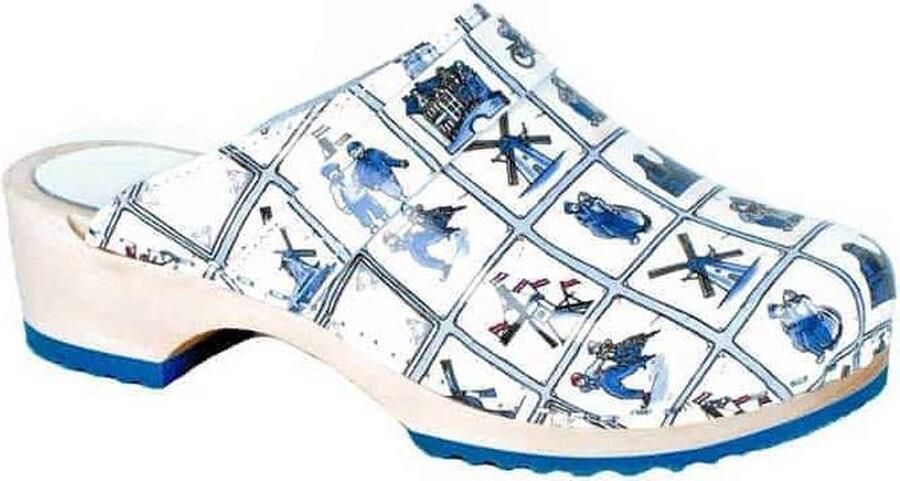 Bighorn 6006 Delfts Blauw Medische Klompen Dames