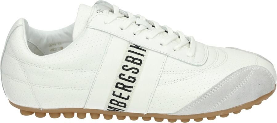 BIKKEMBERGS Lage Sneakers Dames 30606 Maat: 38 Materiaal: Leer Kleur: Wit