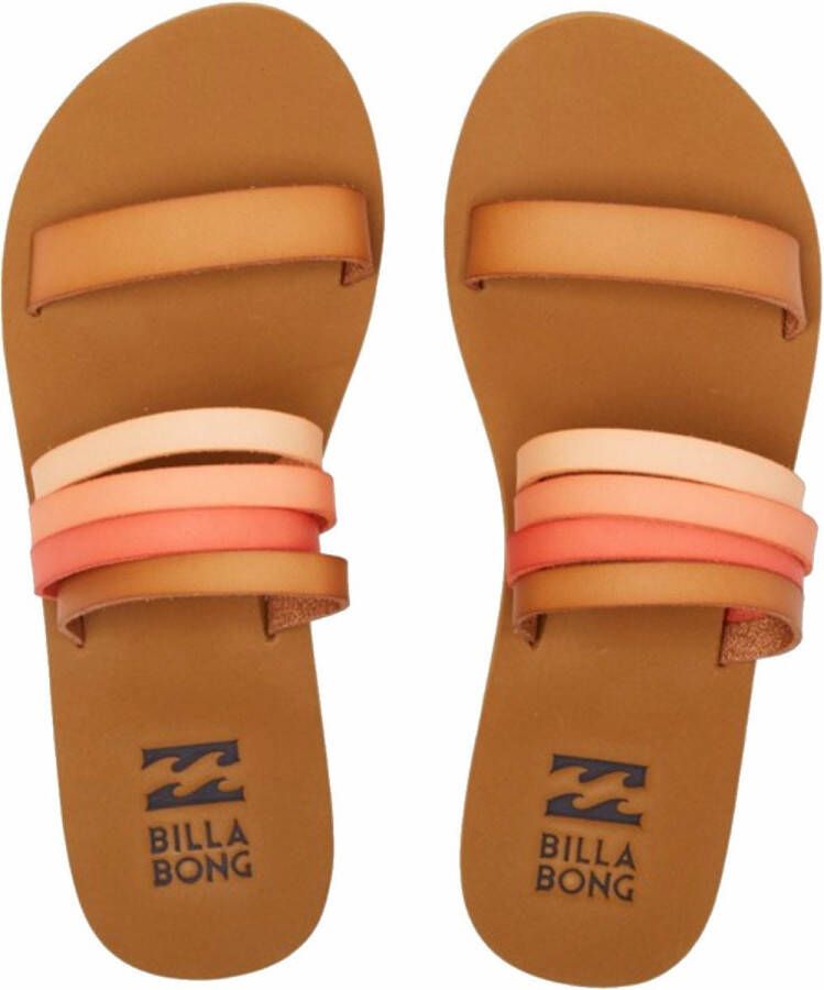 Billabong Sunny Isles Slippers Orange Crush