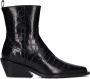 BILLI BI Enkellaarsjes Dames A7320 Maat: 39 Materiaal: Leer Kleur: Zwart - Thumbnail 2