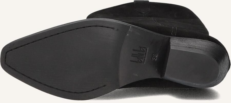 BILLI BI Cowboylaarzen Dames A7168 Maat: 36 Materiaal: Suède Kleur: Zwart - Foto 3