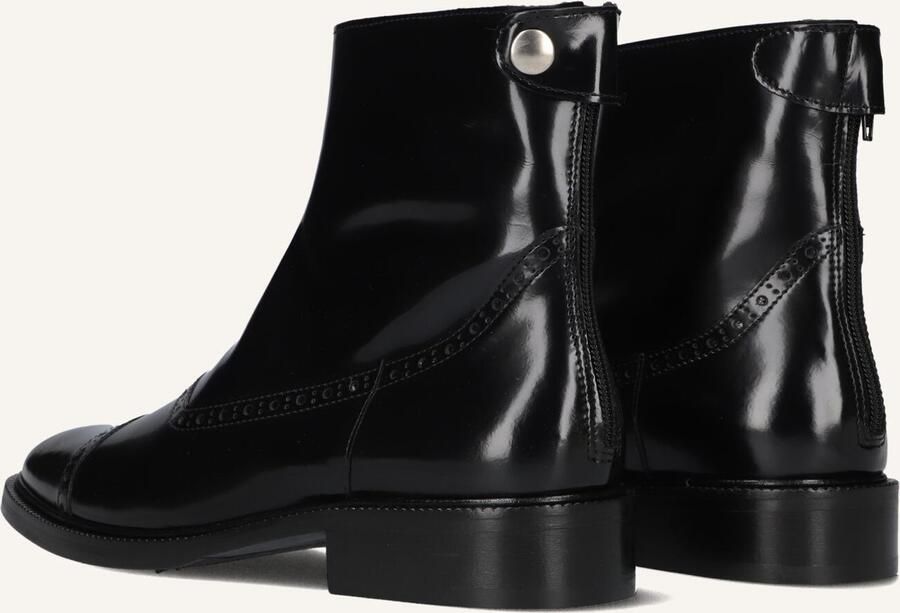 BILLI BI Enkellaarsjes Dames A9005 Maat: 39 Materiaal: Lakleer Kleur: Zwart - Foto 2