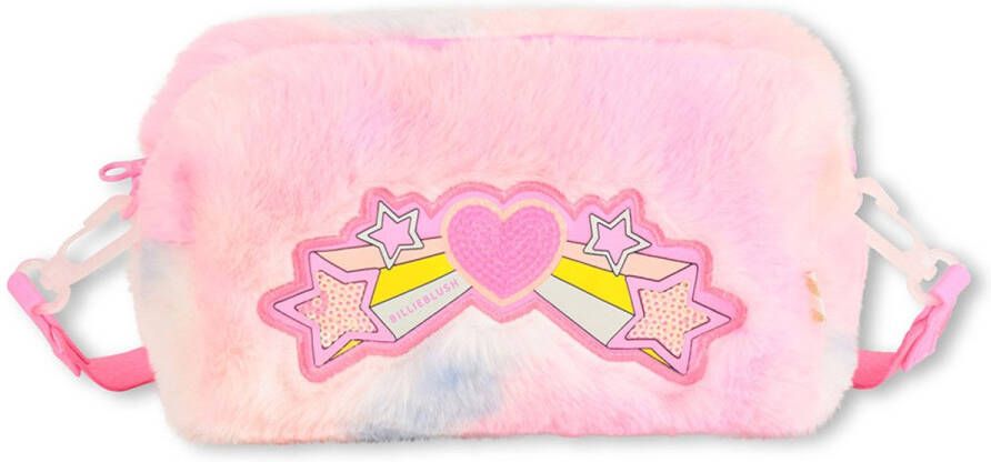 Billieblush Pluizig fleece etui tas 17x8x