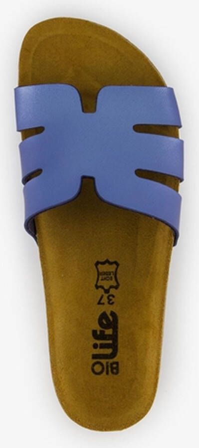 Bio Life dames slippers blauw