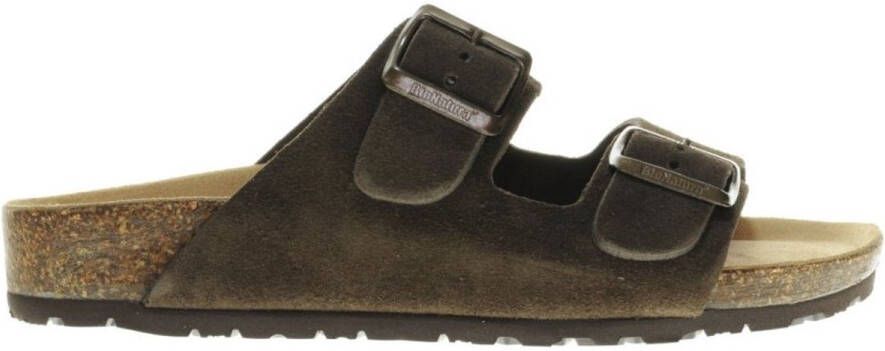Bionatural Bionatura Slippers Bruine Suede