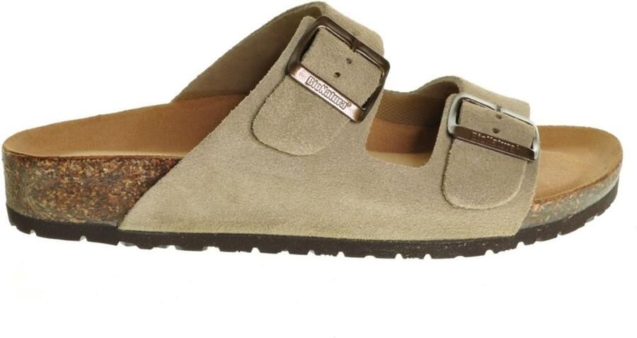 Bionatural Cebo Bionatura Taupe Slippers Leder