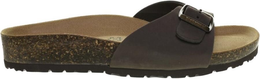 Bionatural Donkerbruin Instap Slipper Eenband Bionatura