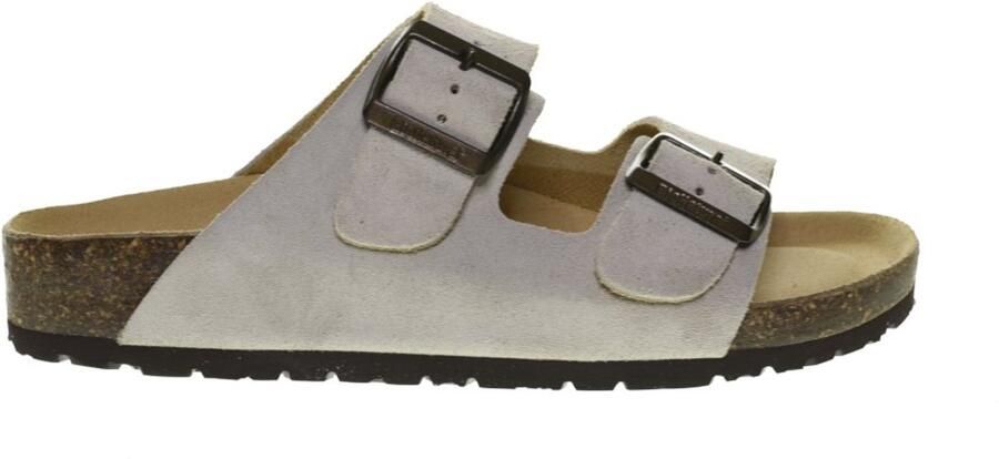 Bionatural Tweeband Slippers Ice Leder Bionatura