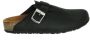 Bionatural Cebo Bionatura Clogs Zwart Suede Leder - Thumbnail 1