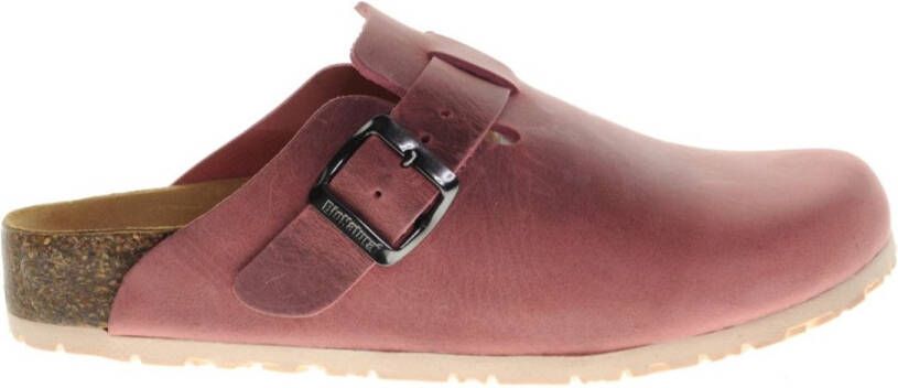 Bionatural Clogs Leder Roze Bionatura