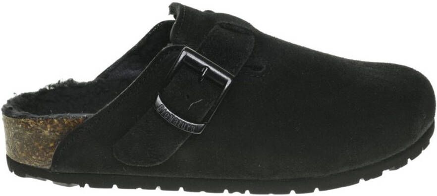 Bionatural Clogs Zwart Wol Suede Bionatura