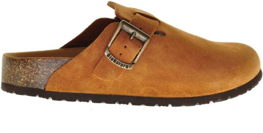 Bionatural Instapper Cognac Suede Leder Bionatura
