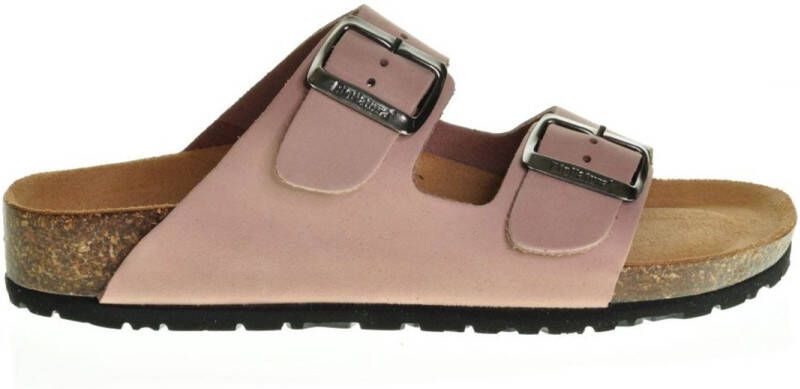 Bionatural Slipper Leder Rosa Bionatura