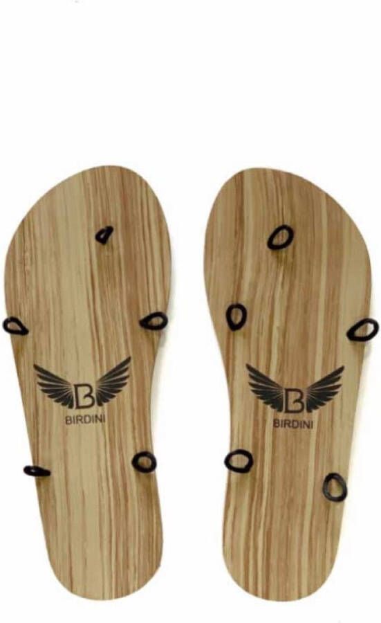 Birdini Sandalen Slippers Beige 5 Lussen excl. veters