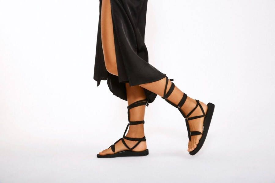 Birdini Sandalen Slippers Zwart 5 Lussen excl. veters