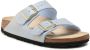 Birkenstock Arizona Dames Slippers Shiny Python Dusty Blue Narrow fit | Blauw | Microvezel - Thumbnail 2