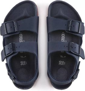 Birkenstock 1022183 Milano blue red sandaal regular Kleur Blauw)