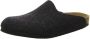 Birkenstock Amsterdam Anthracite narrow VEG Felt Wooly Home Unisex Pantoffels Antraciet - Thumbnail 2