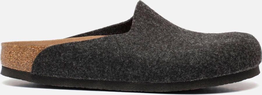 Birkenstock Amsterdam Anthracite narrow VEG Felt Wooly Home Unisex Pantoffels Antraciet - Foto 2