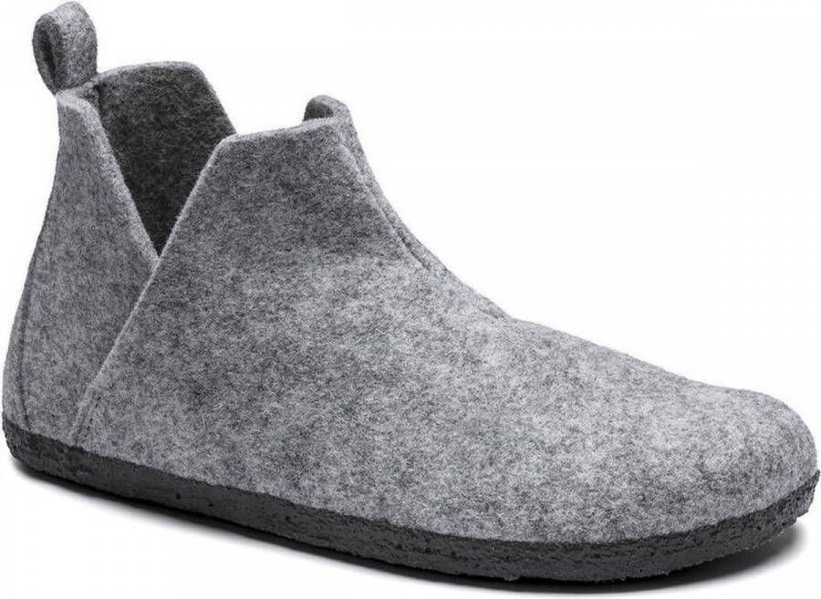 Birkenstock Andermatt Pantoffels Light Grey Narrow fit | Grijs | Wolvilt - Foto 3