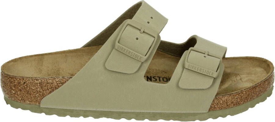 Birkenstock ARIZONA BF FADED KHAKI Volwassenen Heren slippers Taupe