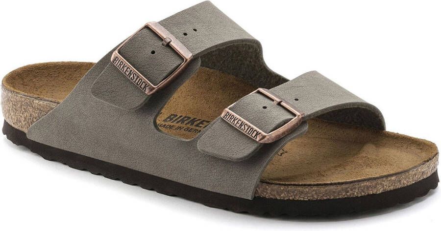 Birkenstock Arizona Slippers en Sandalen Grijs Nubuck - Foto 11