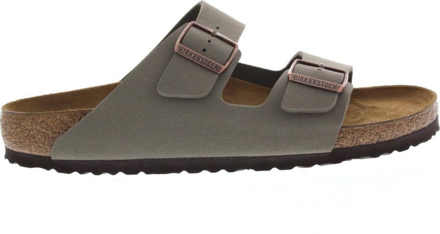 Birkenstock Arizona Slippers en Sandalen Grijs Nubuck - Foto 10