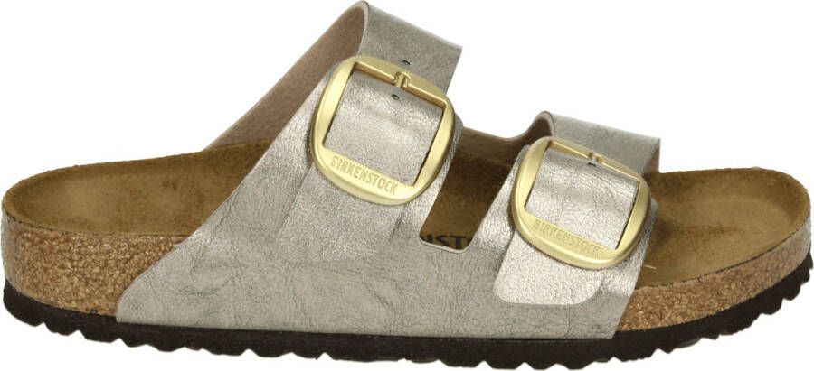 Birkenstock ARIZONA BIG BUCKLE BF TAUPE Dames slippers Metallics