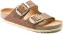 Birkenstock Arizona Big Buckle cognac vetleer regular sandalen dames (1011072) - Thumbnail 1