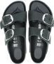 Birkenstock Big Buckle zwart vetleer regular sandalen dames (1011074) - Thumbnail 1
