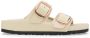 Birkenstock Arizona Big Buckle Slippers High Shine Ecru Narrow Fit Dames - Thumbnail 1