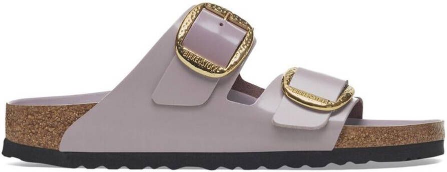Birkenstock Arizona Big Buckle Slippers High-Shine Faded Purple Narrow Fit Dames