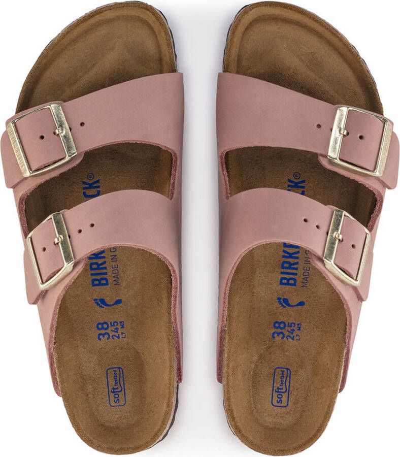 Birkenstock Arizona Big Buckle Slippers Regular Fit Wit Dames
