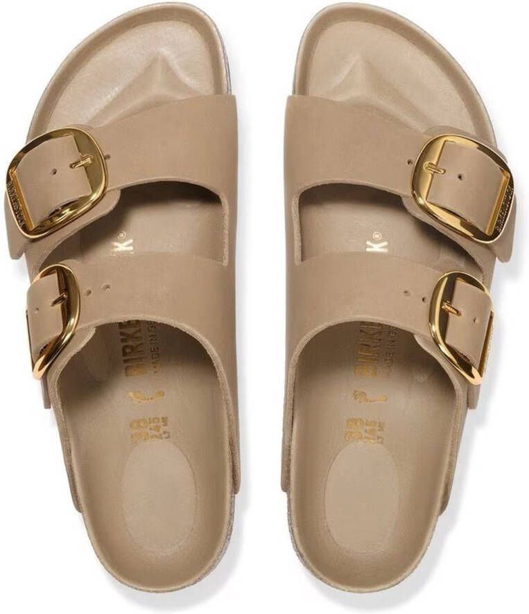Birkenstock Arizona Big Buckle Tabacco Brown Gevet Leder