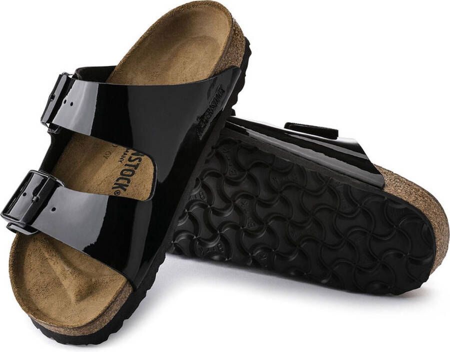 Birkenstock "Sliders Casual Open Platte Schoenen" Zwart