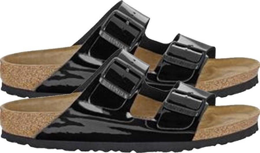Birkenstock "Sliders Casual Open Platte Schoenen" Zwart - Foto 2