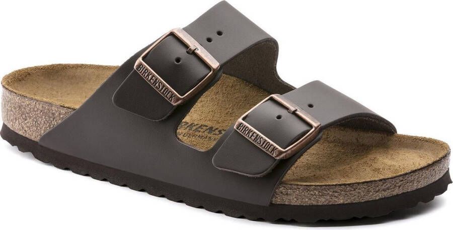 Birkenstock Arizona bruin natuurleer regular uni (051101)