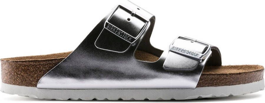 Birkenstock Arizona BS dames sandaal zilver