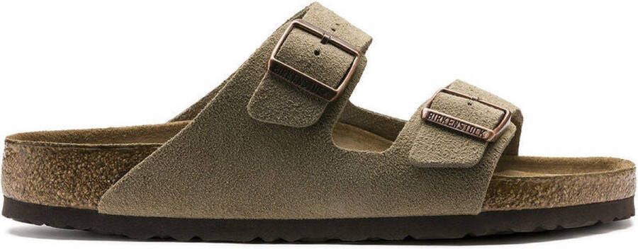 Birkenstock Klassieke Twee-Band Sandaal Beige Heren