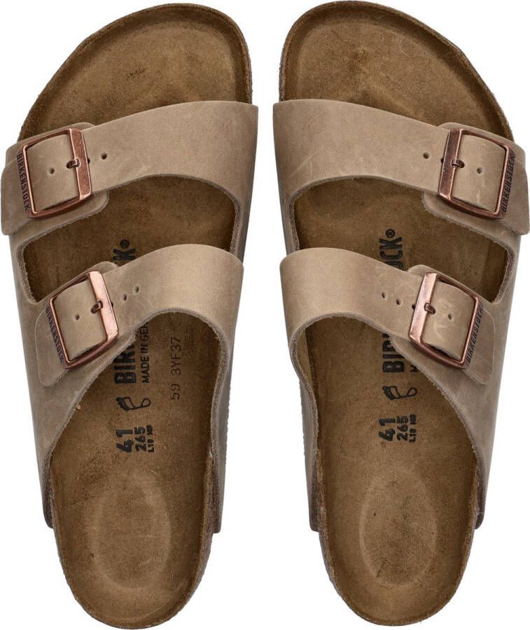 Birkenstock Arizona BS heren sandalen Donker Taupe