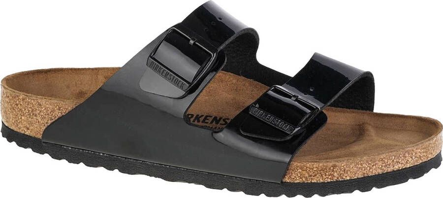 Birkenstock "Sliders Casual Open Platte Schoenen" Zwart Heren