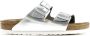 Birkenstock Arizona Slippers Metallic Silver Narrow fit | Zilver | Leer - Thumbnail 2